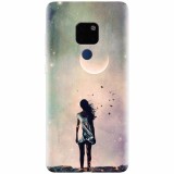 Husa silicon pentru Huawei Mate 20, Alone Woman Cgi Hd K