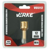 Carota diamantata pentru piatra, gresie si beton 12mm M14 V05112 Verke