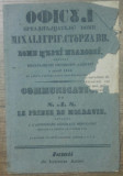 Ofis a preainaltatului domn Mihail Grigoriu Sturza VV. domn Tarei Moldovei/ 1843
