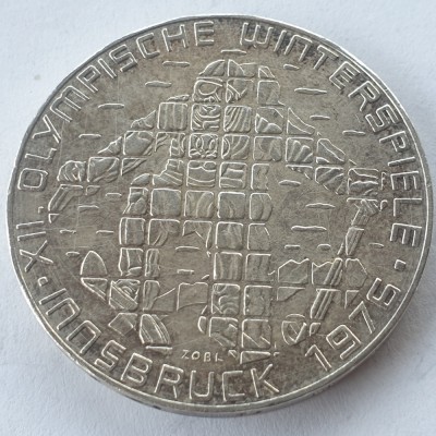 Austria 100 schilling 1976 argint foto