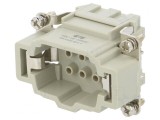 Conector HDC tată 6 PIN fără contacte, TE Connectivity