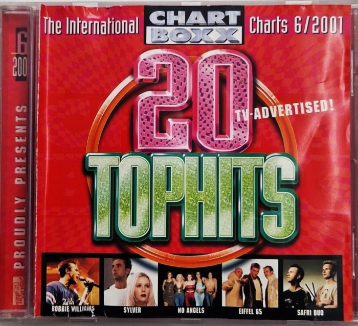 various - 20 Tophits 6 / 2001 NM / VG+ cd muzica euro house Club Top 13 Germania 2001