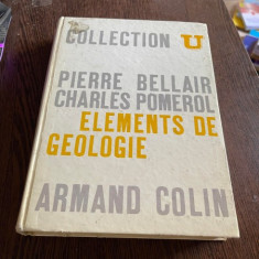 Pierre Bellair Charles Pomerol Elements de geologie