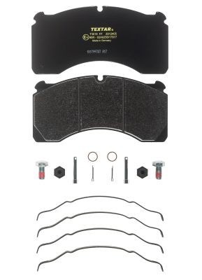 TEXTAR 2912405 set placute frana,frana disc foto