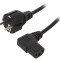Cablu de Alimentare 3m 16A 3x1mm2 CEE 7/7 la IEC C13 90&deg;