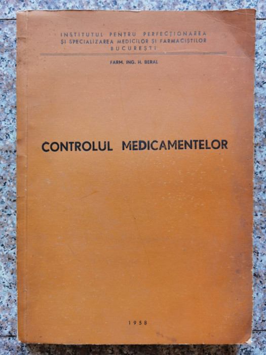 Controlul Medicamentelor - H. Beral ,553544