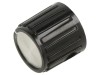Buton Rotativ Negru &Oslash;6,38mm fără Iluminare