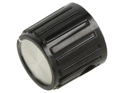 Buton Rotativ Negru &amp;Oslash;6,38mm fără Iluminare foto