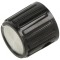 Buton Rotativ Negru &Oslash;6,38mm fără Iluminare