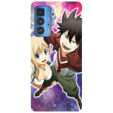 Husa compatibila cu Motorola G20 model Shiki, Rebeca and Happy Edens Zero, Silicon, TPU, Viceversa, Transparent, Carcasa