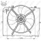 NRF 47066 Ventilator, radiator