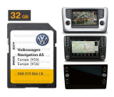 SD Card Original Volkswagen navigatie Discover Media MIB2 Europa V16 2023