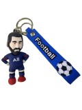 Breloc Fotbalist Messi Plastic Cauciucat, Modele Diverse Cluburi, 6cm, Chei/Ghiozdan, Recomandat 3+
