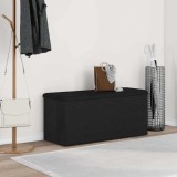 Bancă de depozitare Negru Stejar 100x40x45 cm Lemn stratificat