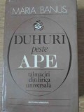 DUHURI PESTE APE. TALMACIRI DIN LIRICA UNIVERSALA-MARIA BANUS