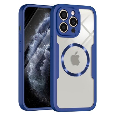 Husa 360&amp;Atilde;&amp;sbquo;&amp;Acirc;&amp;deg; iPhone 11 Pro Max Techsuit ColorVerse MagSafe, albastru foto