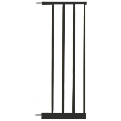 Extensie poarta de siguranta Noma, metal negru, 28 cm foto