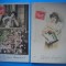 HOPCT 1713 FEMEI..FEMEI-TCV-ROMANTICA-FRANTA-LOT 2 CARTI POSTALE VECHI-CIRCULATE