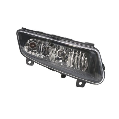 Proiector ceata VW Polo (6R), 08.2009-04.2014 (model GTI) si Polo 05.2014-2017 Model Blue GT, R-Line, partea Dreapta, negru, cu becuri, Hella foto