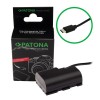 Acumulator Dummy Patona Premium USB-C LP-E6 (Inlocuieste Canon 5D, 6D, 7D, 60D, 70D, 80D, EOS R, XC10, Blackmagic 4K/6K)