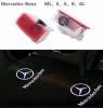 Holograme LED Usi Mercedes, Set 2 Bucati, Logo Proiector M-Class W166, E-Class W212 W213, A-Class W176, B-Class W246 W247, C-Class W205, GL X166