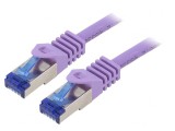 Patch Cord S/FTP Cat 6a LSZH Violet 3m, Logilink