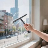 Racletă pentru geamuri cu ventuză, 22 cm, CMCLASS