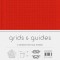 Grids &amp; Guides (Red): A Notebook for Visual Thinkers