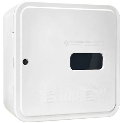 Firida 60x60x25 cm, Proconstructo Group, cutie pentru contor de gaz si regulator, gri, din plastic, foto