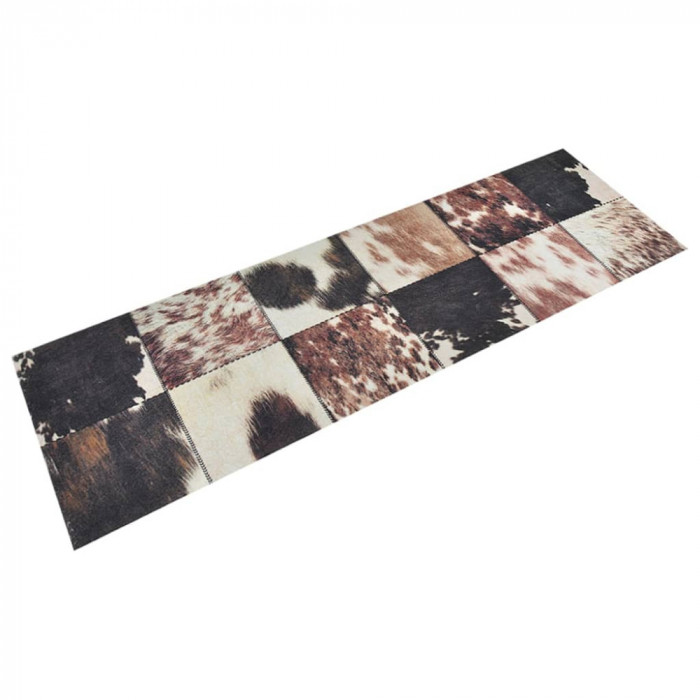 Covor de bucatarie lavabil Animal Skin, 60x180 cm, catifea GartenMobel Dekor