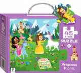 Cumpara ieftin Junior Jigsaw 45 Piece Puzzle. Princess Picnic