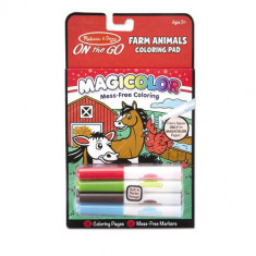 Carnetel de Colorat Magicolor Melissa &amp;amp; Doug Animale de la Ferma foto