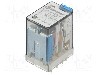 Releu electromagnetic, 48V DC, 7A, 4PDT, serie 55.34, FINDER - 55.34.9.048.0040