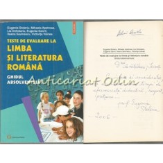 Teste De Evaluare La Limba Si Literatura Romana - Eugenia Stoleriu