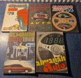 Almanah auto anii 1978 1981 1984 1985 si 1986