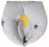 Perna pentru formarea capului bebelusului Nichiduta 20x20cm Yellow Moon Grey