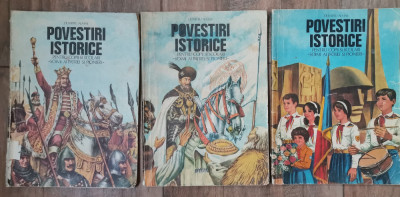 Set 3 carti Povestiri Istorice Dumitru Almas anii 80, perioada comunista foto
