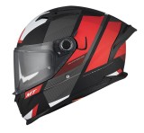 Cumpara ieftin Casca integrala pentru scuter - motocicleta MT Braker SV Chento B5 rosu mat (ochelari soare integrati) L (59/60cm)