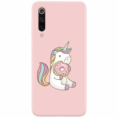 Husa silicon pentru Xiaomi Mi 9, Unicorn Donuts foto