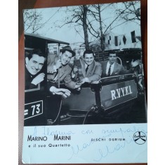 Fotografie, Marino Marini 1924-1997 si cvartetul sau, cu autograf