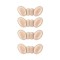 Set 4 branturi de calcaie pentru diverse tipuri de incaltaminte, Crem