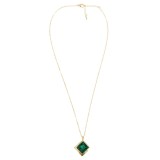 Colier lung cu piatra verde