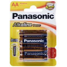 Baterii Panasonic LR06 AA Alkaline Power, pret pe blister de 4 bucati