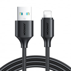 Cablu De Date/&icirc;ncărcare USB Joyroom - Lightning 2,4A 1m Negru (S-UL012A9) S-UL012A9 1M BLACK