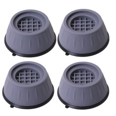 Set 4 suporturi anti-soc pentru masina de spalat DEPOX, plastic dur, gri inchis
