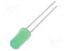 Dioda LED 5mm, verde, plat, 2.7...3.4V, OPTOSUPPLY - OSPPD25TK4A