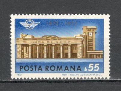 Romania.1972 100 ani Gara de Nord Bucuresti YR.536