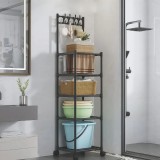 Raft metalic bucatarie, 5 niveluri