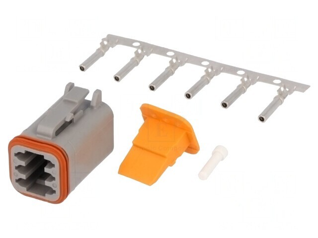 Conector DT Mamă 6 Pin Crimpat pe Cablu