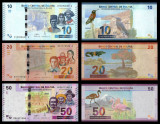 BOLIVIA █ SET █ 10 + 20 + 50 Bolivianos █ 1986 (2018) █ P-248-250 █ UNC